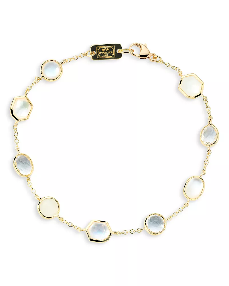 Ippolita 18K Yellow Gold Flirt Rock Candy Confetti Multi Gemstone Bracelet