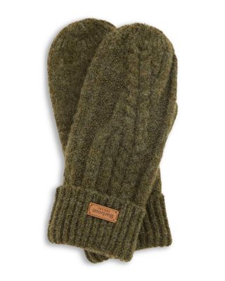 Elsdon Cable Knit Mittens