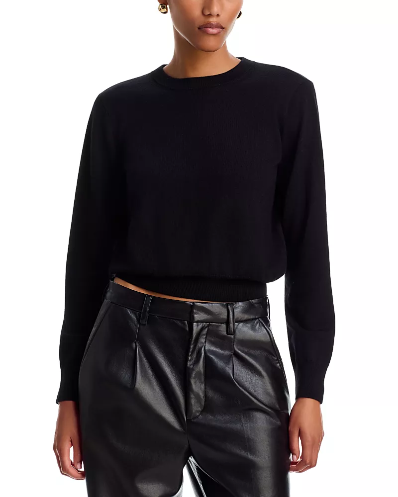 Simkhai Guinevere Merino Wool Crossover Back Sweater