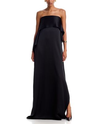 Luz Silk Strapless Dress
