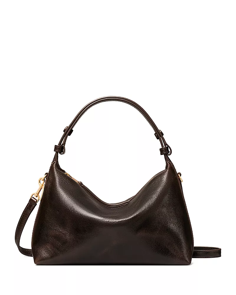 Tory Burch Mellow Distressed Leather Shoulder Bag