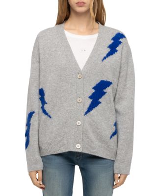 Cashmere Mirkaz Lightning Bolt Cardigan