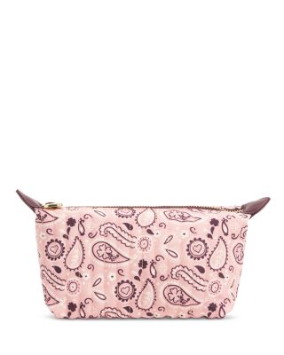 Paisley Quilted Canvas Pouchette