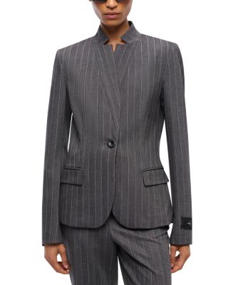 Kebab Yarn Dyed Pinstripe Blazer