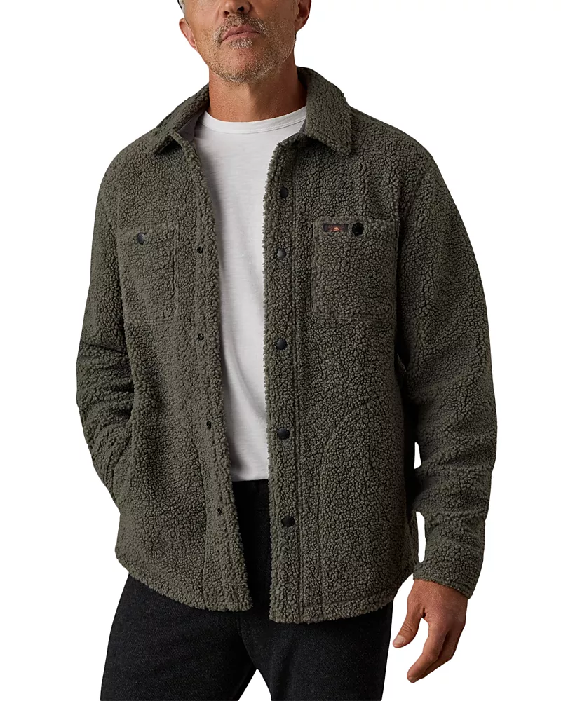 Faherty Range Fleece Shirt Jacket