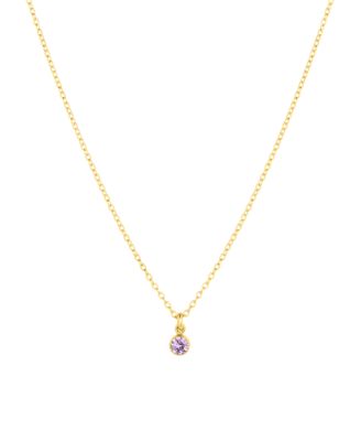 Birthstone Charm Necklace