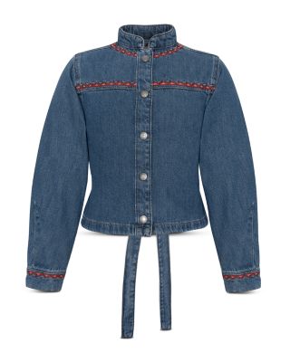 Girls' DL Aura™ Simona Long Sleeve Denim Top – Big Kid