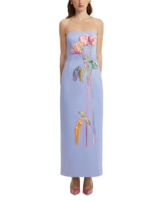 Rayna Embroidered Bustier Maxi Dress