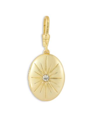 Crystal Oval Locket Charm