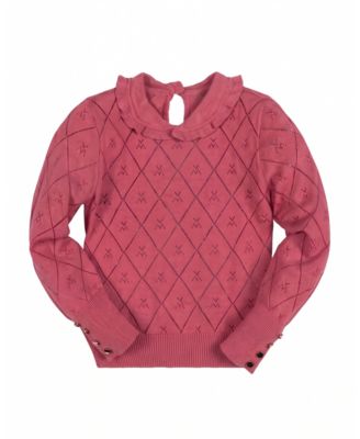 Girls' Organic Peter Pan Collar Sweater - Little Kid, Big Kid