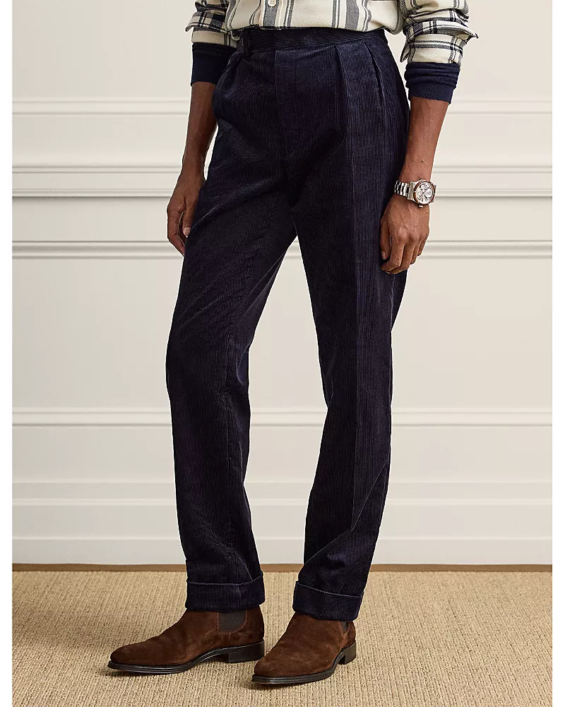 Ralph Lauren Purple Label Hand Tailored Corduroy Regular Fit Pants