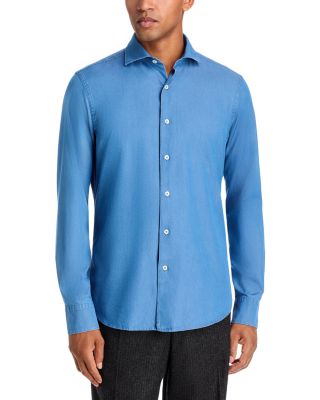 Chambray Regular Fit Sport Shirt