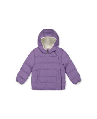 Girls' Quilted PrimaLoft Car Seat Adapted Winter Jacket - Little Kid