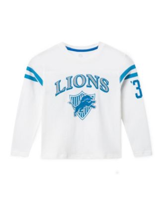 Unisex NFL Detroit Lions Striped Long Sleeve Tee - Little Kid, Big Kid