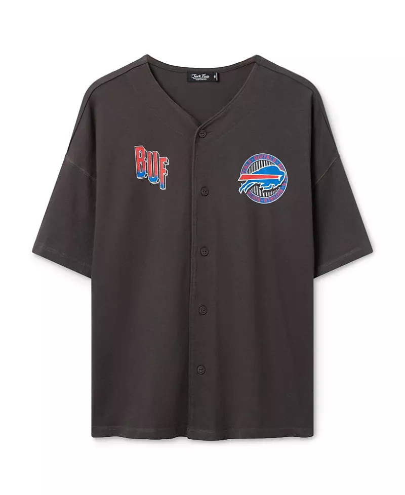 Junk Food Clothing Unisex Nfl Buffalo Bills Baseball Jersey