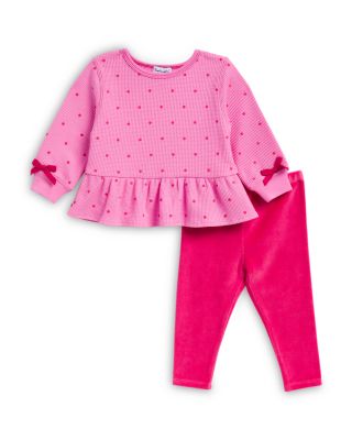 Girls' Playful Polka Dot Top & Pants Set - Baby