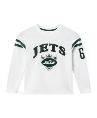 Unisex NFL New York Jets Striped Long Sleeve Tee - Little Kid, Big Kid