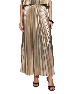 Starlit Soiree Pleated Maxi Skirt