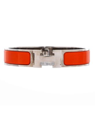 Narrow Clic H Bracelet Enamel