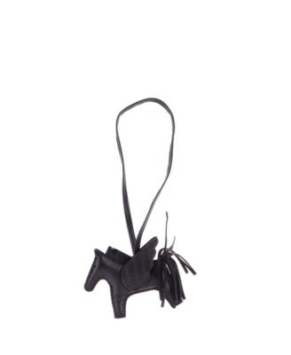 PM So Black Pegase Rodeo Touch Bag Charm Leather with Alligator