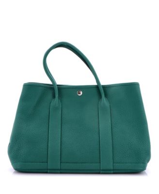 36 Garden Party Tote Leather