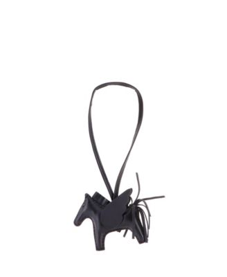 PM So Black Pegase Rodeo Bag Charm Leather