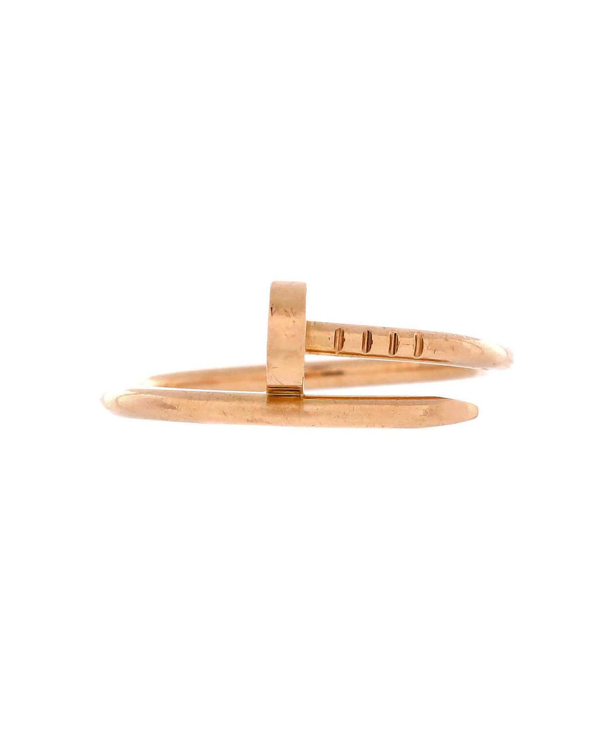 Pre-Owned Cartier Small Juste un Clou Ring 18K Rose Gold