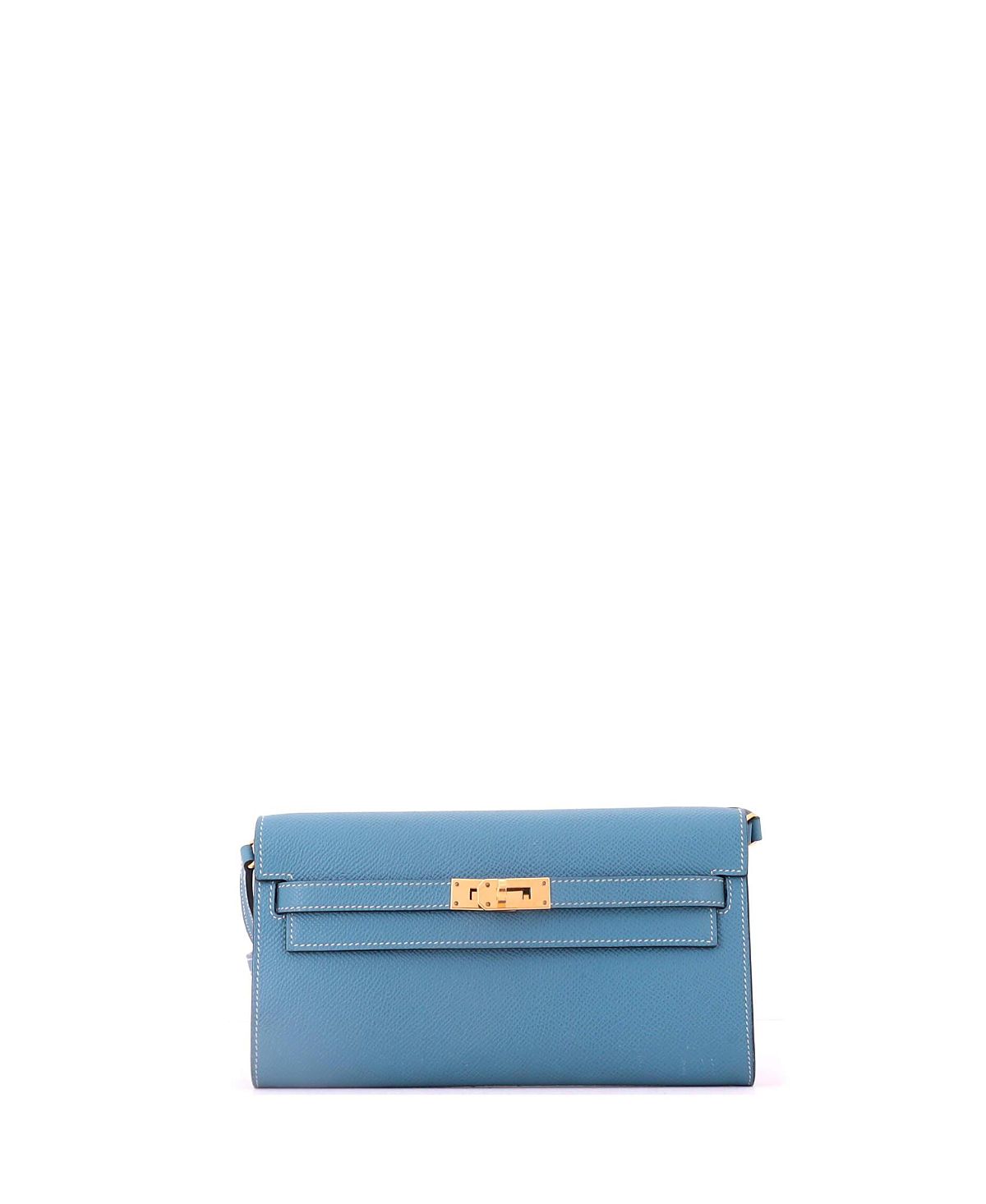 Pre-Owned HERMES Kelly To Go Wallet Epsom