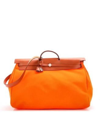 50 Herbag Zip Leather and Toile
