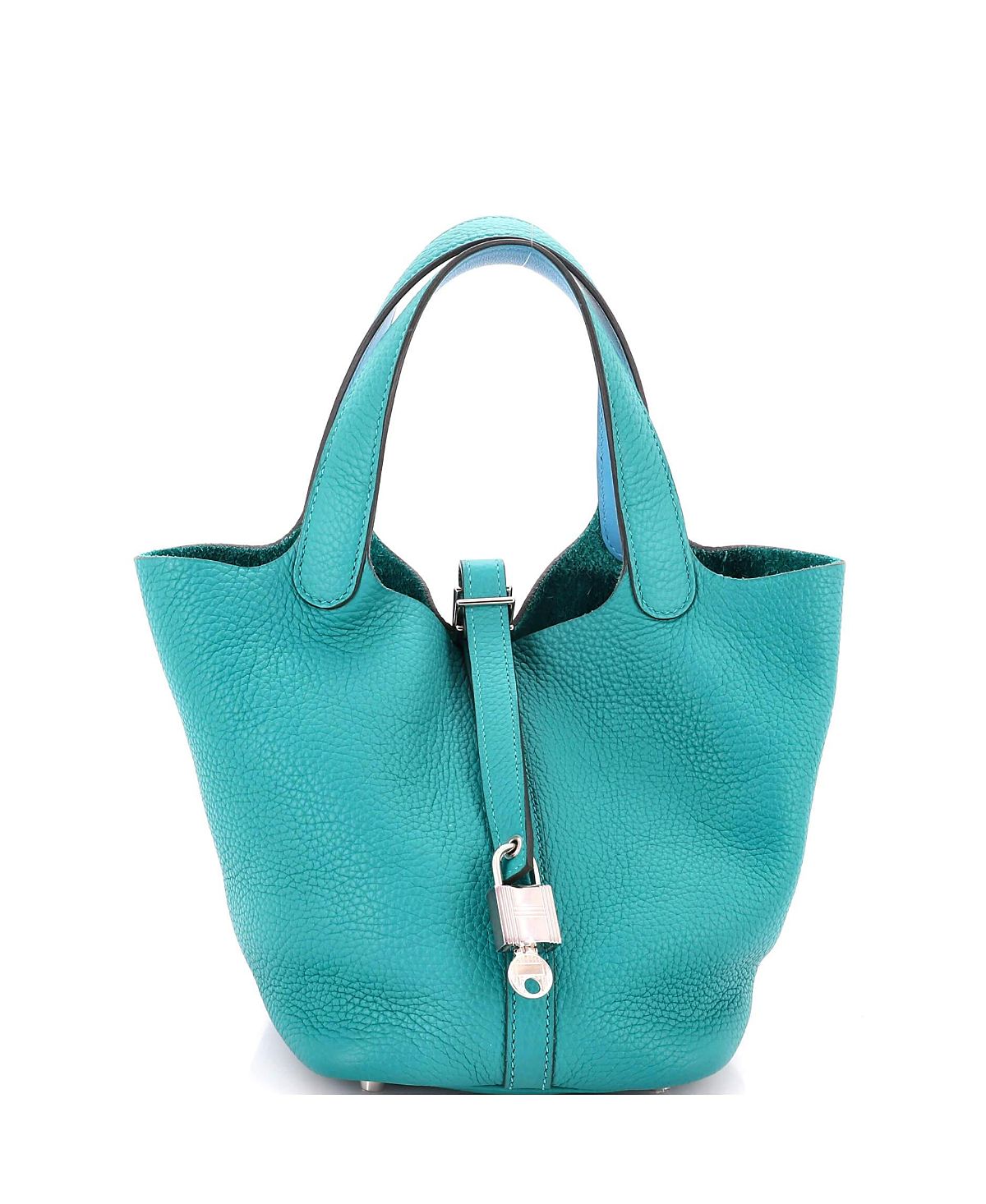 Pre-Owned HERMES Pm Eclat Picotin Lock Bag Clemence