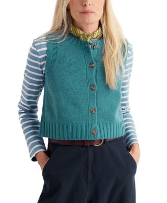 Derwenn Button Down Merino Knit Vest