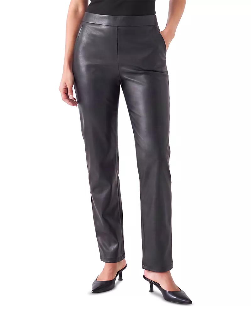 Fifteen Twenty Laurel Faux Leather Straight Pants