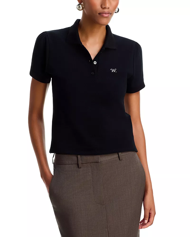 Willy Chavarria Chavela Cotton Short Sleeve Polo