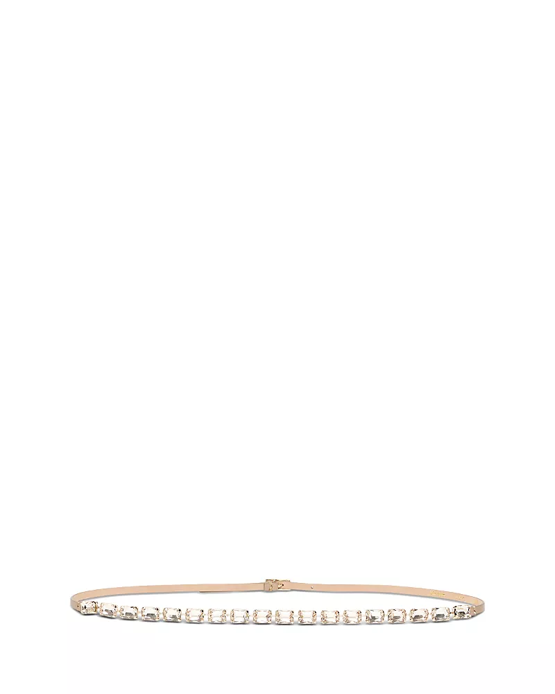 Max Mara Fumante Women's Crystal & Leather Belt