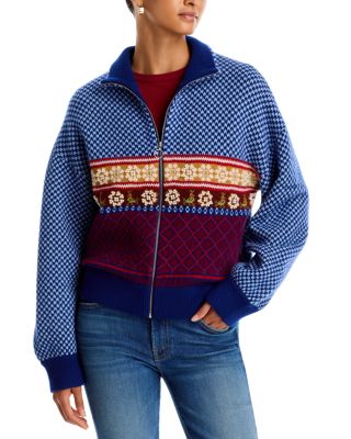 The Lifesaver Wool Fair Isle Zip Cardigan