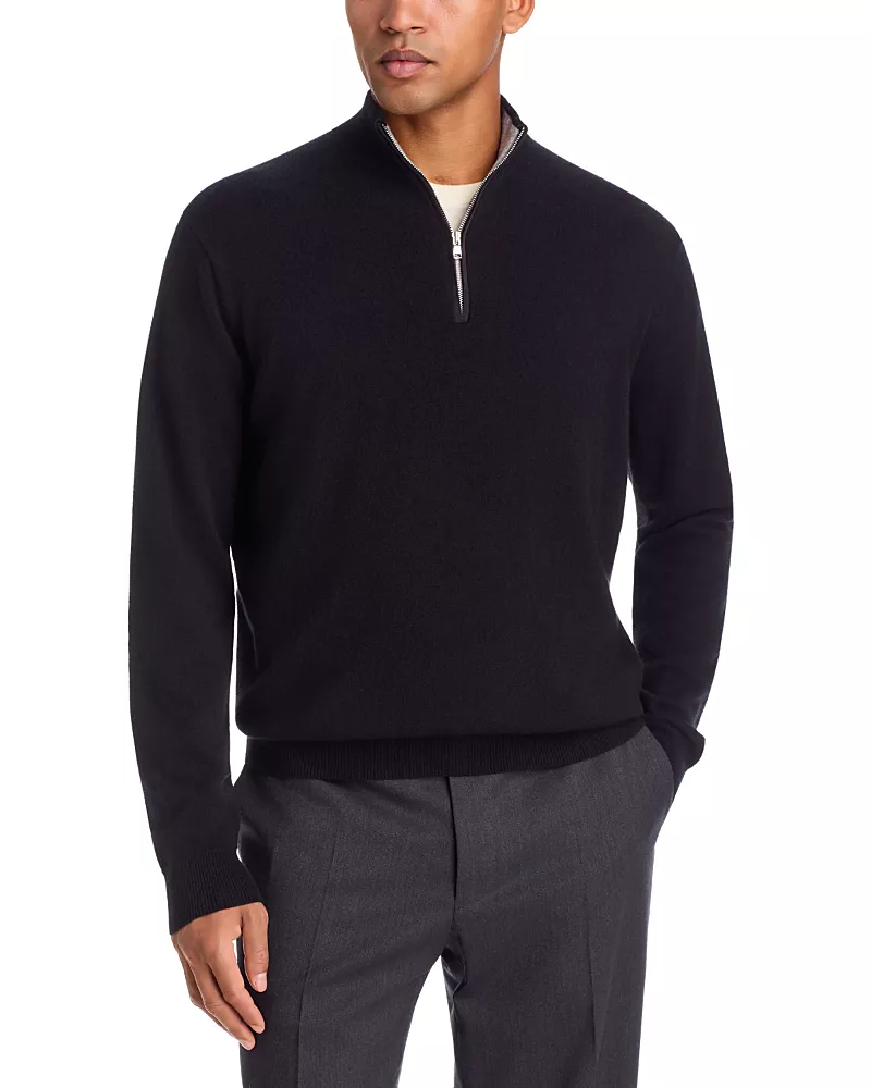 Peter Millar Artisan Crafted Cashmere Stretch Quarter Zip Sweater