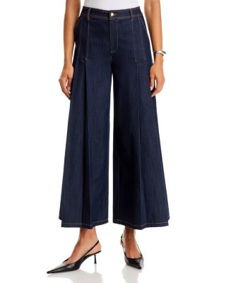 Cinq a Sept Winslow High Rise Wide Leg Jeans in Indigo