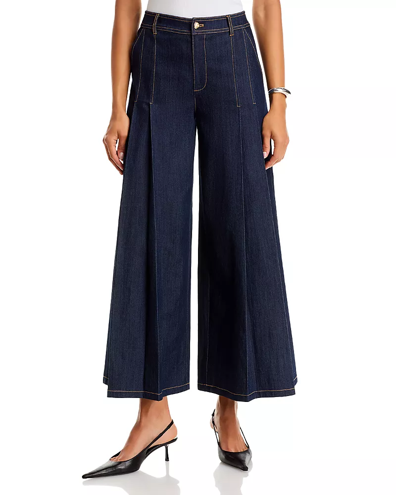Cinq a Sept Winslow High Rise Wide Leg Jeans in Indigo
