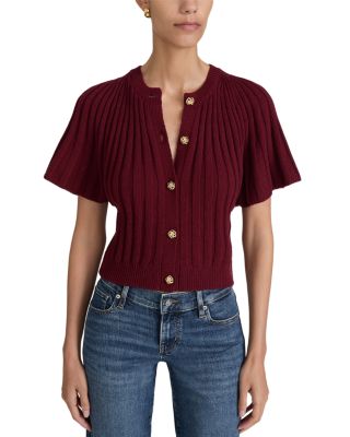 The Flutter Wool & Cashmere Ribbed Cardigan