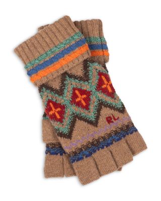 Fair Isle Fingerless Gloves