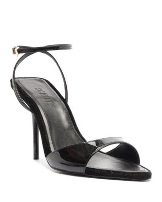 Schutz Women's Elodie Patent Leather Ankle Strap Sandals