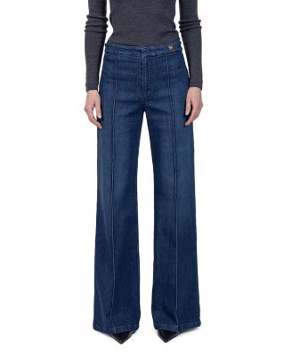 Charly Washed Denim Flare Pant