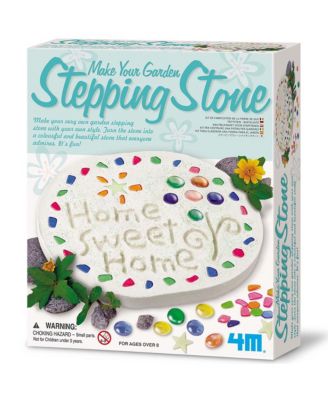  Make Your Garden Stepping Stone Ceramic Yard Decor Kit, Ages 8+