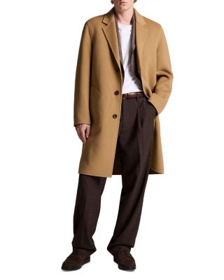 Vince Splittable Single Breasted Wool Blend Topcoat