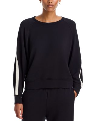 Frankie Raglan Sleeve Striped Sweatshirt