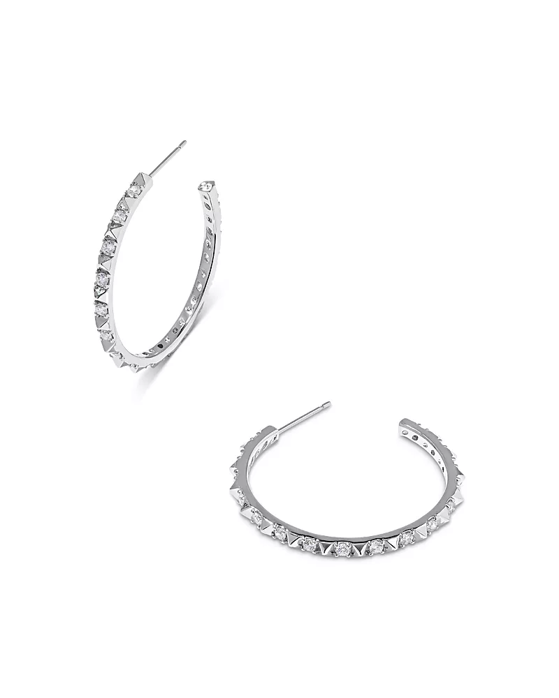 Kendra Scott Fate Crystal & Spike Hoop Earrings