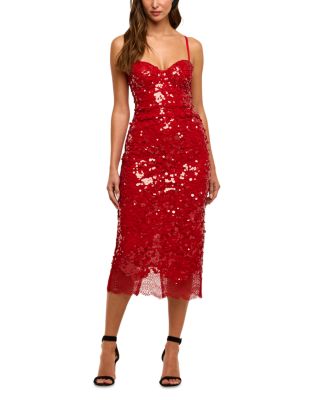 Lior Sequin Bralette Cami & Makena Sequin Pencil Skirt