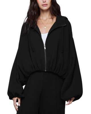 Jolene Bubble Hem Hooded Jacket 