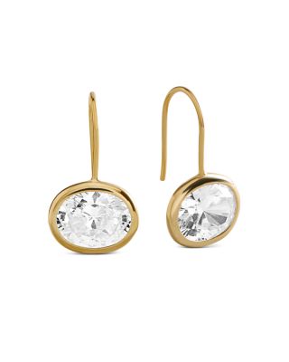 Fallon Cubic Zirconia Drop Earrings 