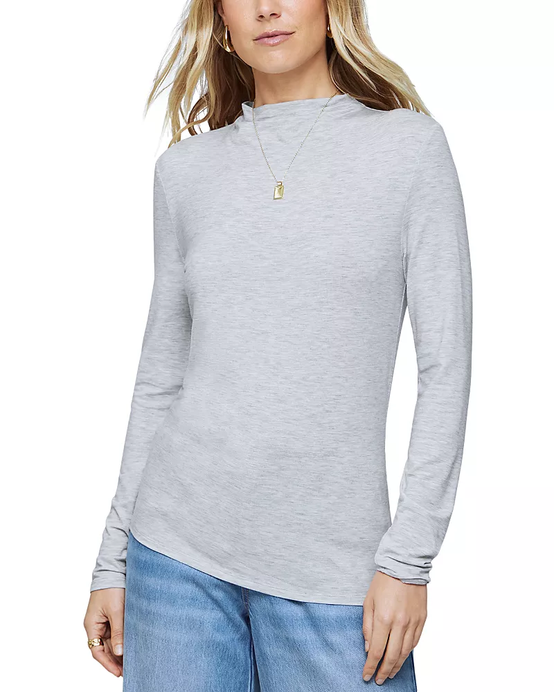 Splendid Avery Air Mock Neck Tee